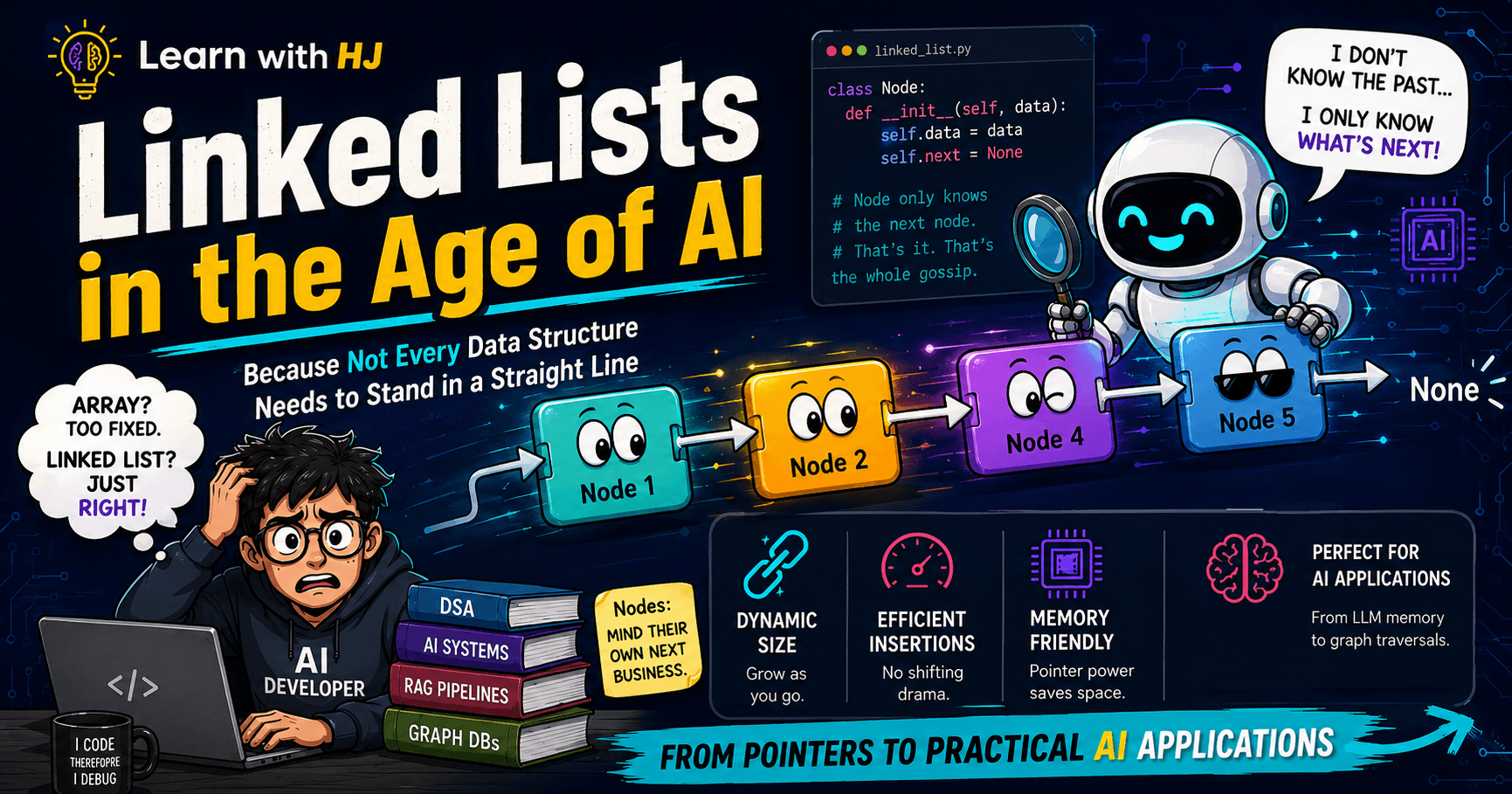 ๐ Linked Lists in the Age of AI