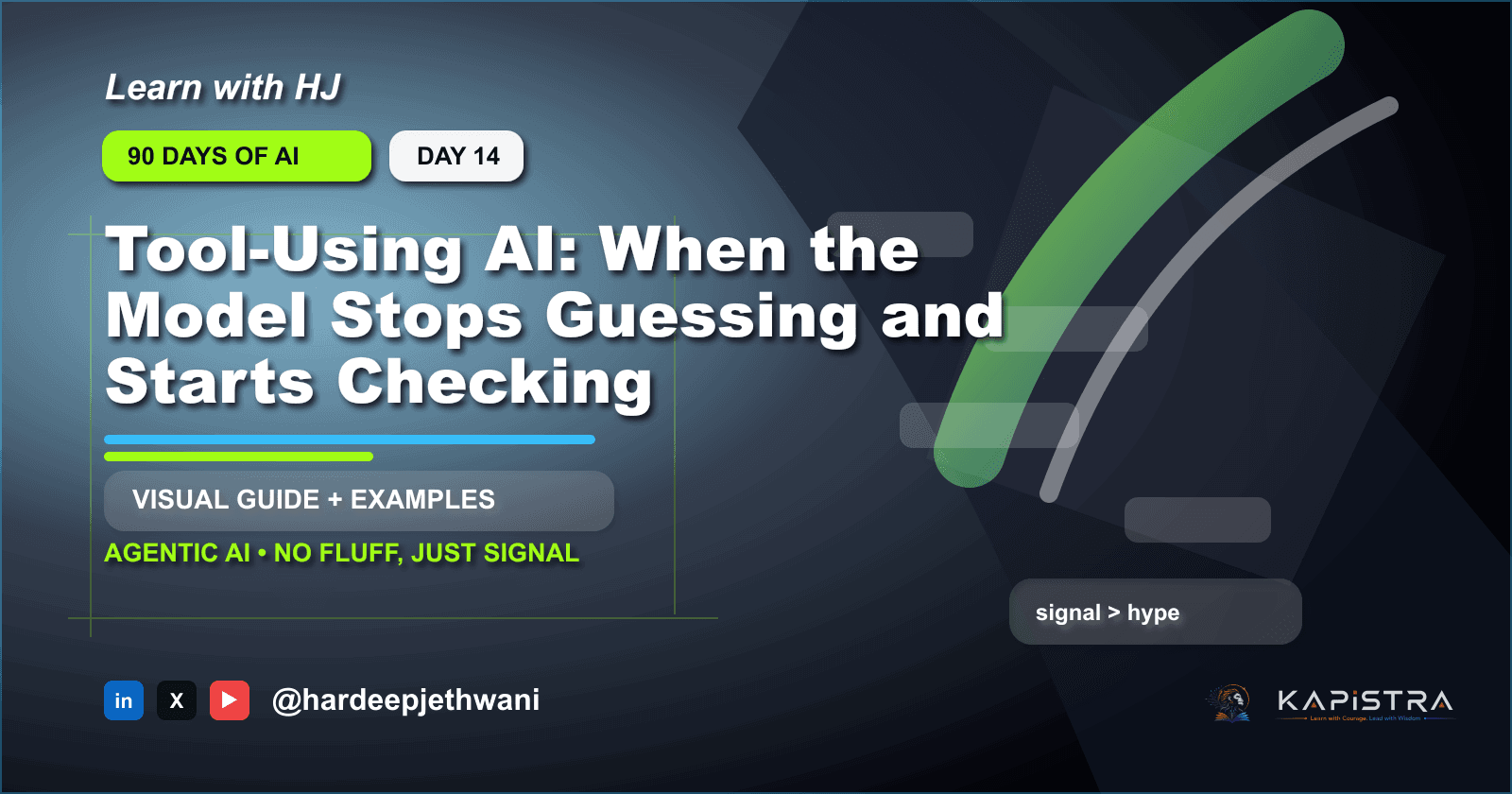 Tool-Using AI: When the Model Stops Guessing and Starts Checking