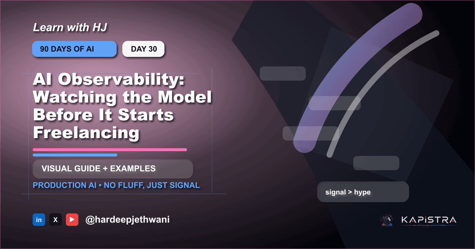 AI Observability: Watching the Model Before It Starts Freelancing