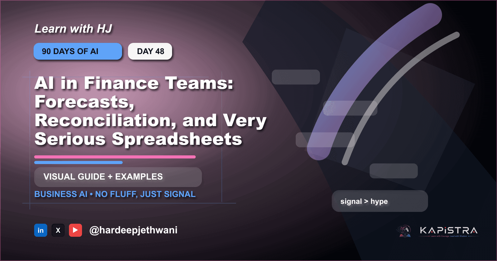 AI in Finance Teams: Forecasts, Reconciliation, and Very Serious Spreadsheets