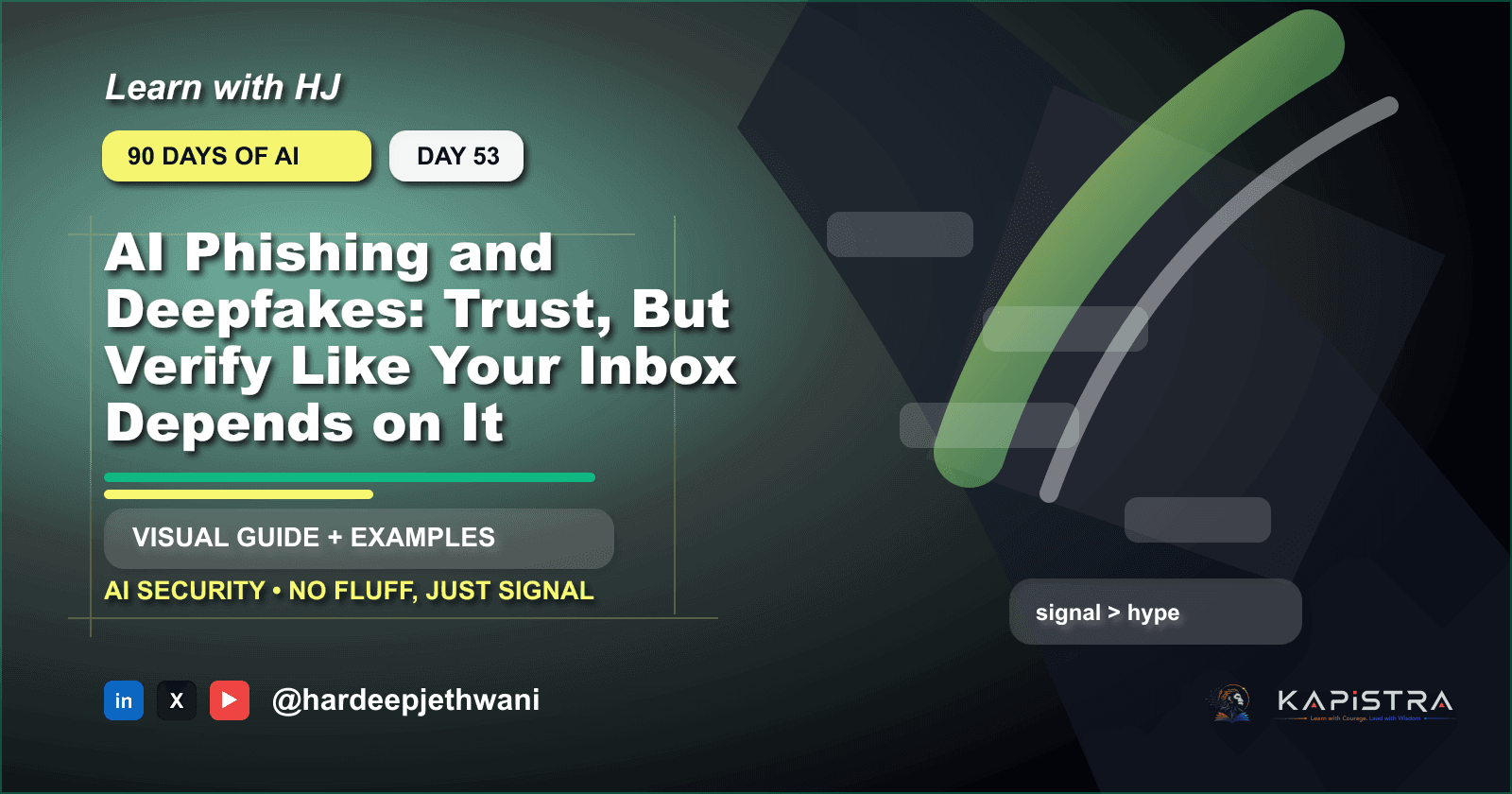 AI Phishing and Deepfakes: Trust, But Verify Like Your Inbox Depends on It