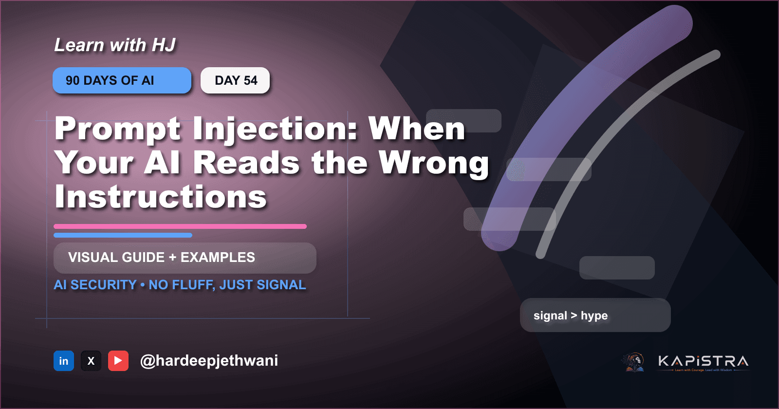 Prompt Injection: When Your AI Reads the Wrong Instructions
