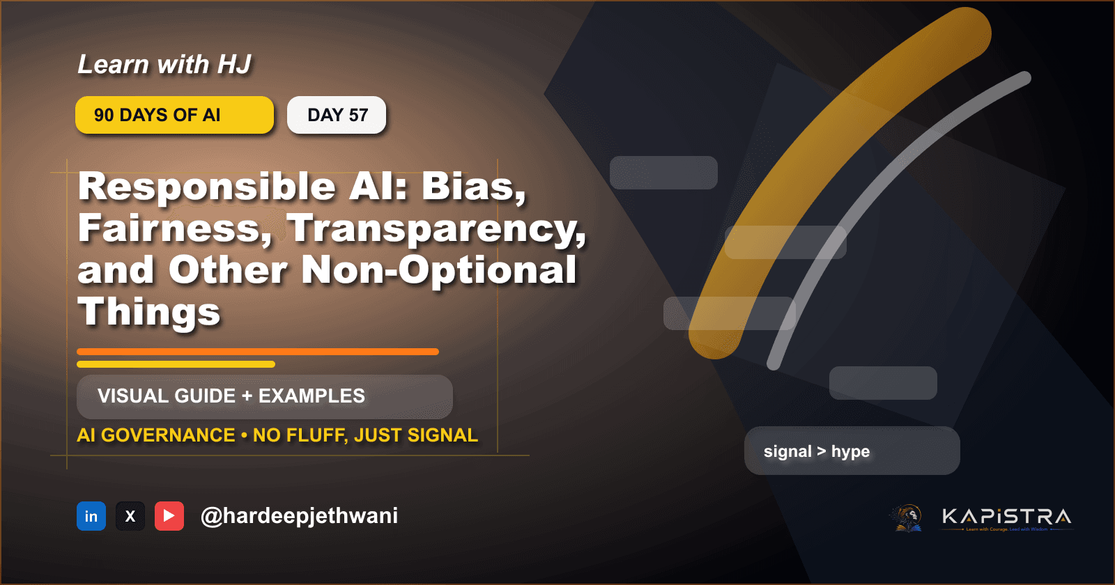 Responsible AI: Bias, Fairness, Transparency, and Other Non-Optional Things