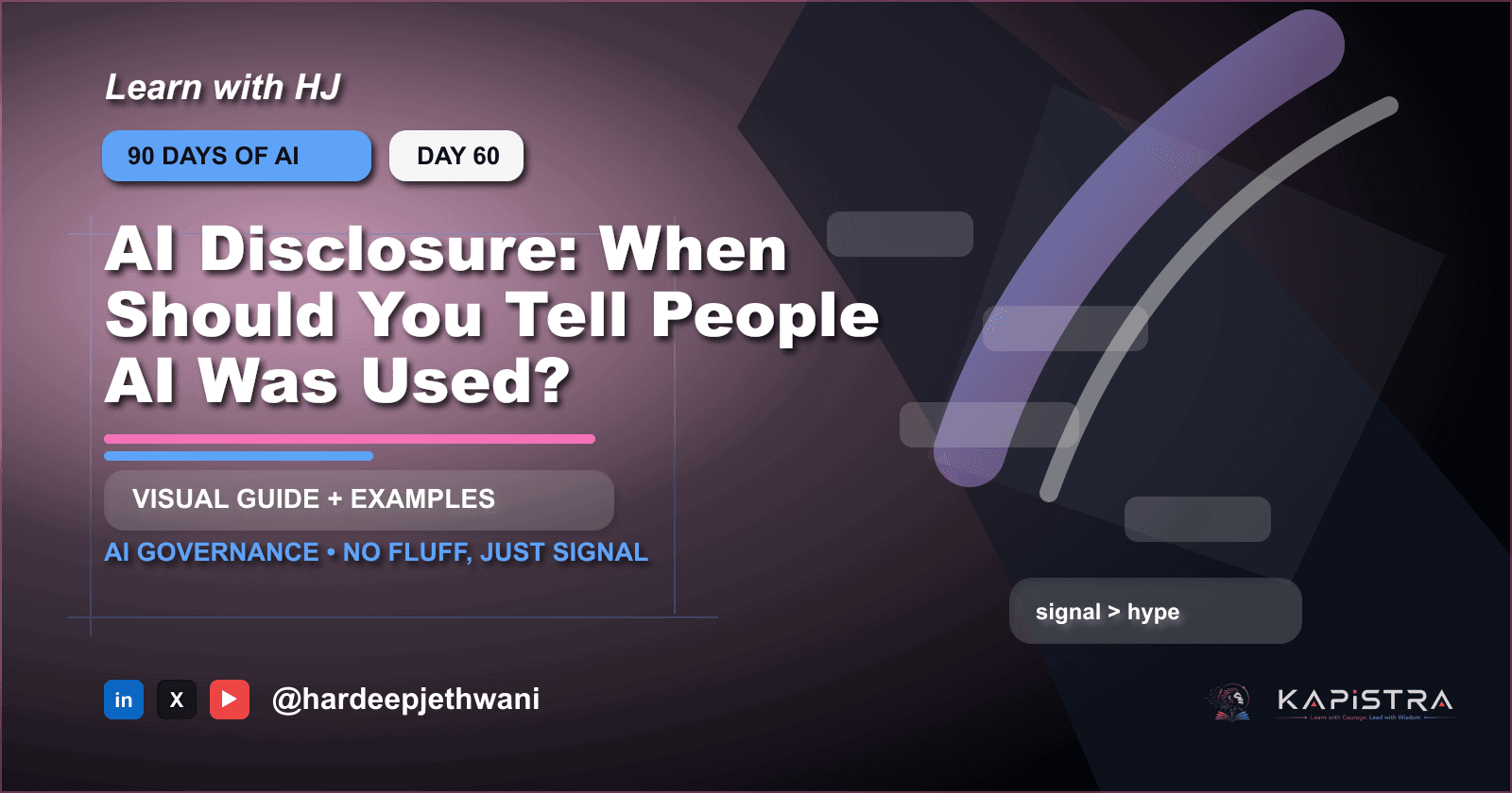 AI Disclosure: When Should You Tell People AI Was Used?