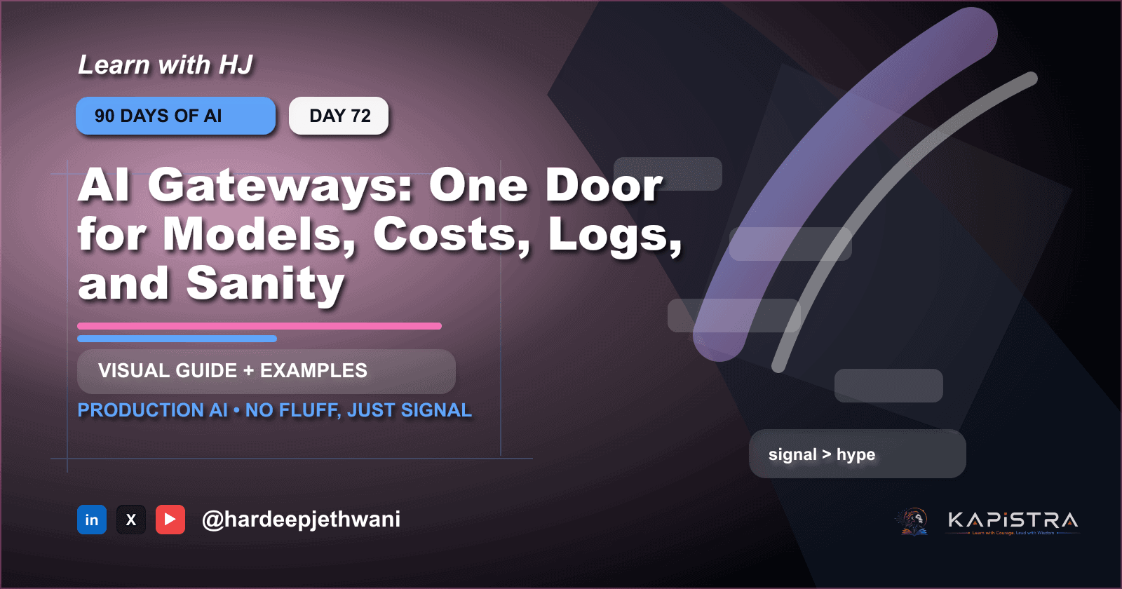 AI Gateways: One Door for Models, Costs, Logs, and Sanity