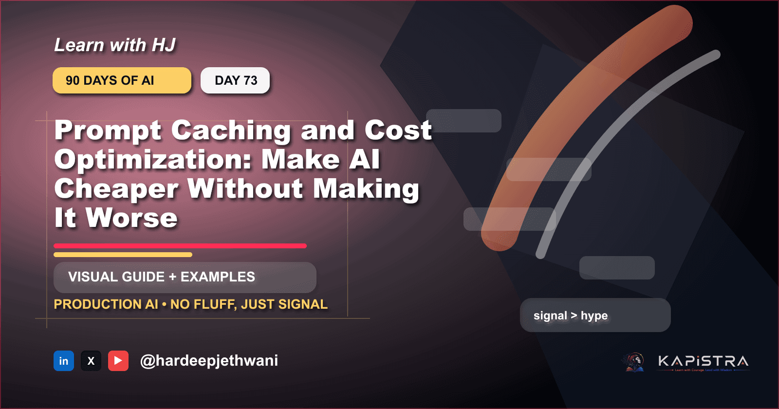 Prompt Caching and Cost Optimization: Make AI Cheaper Without Making It Worse
