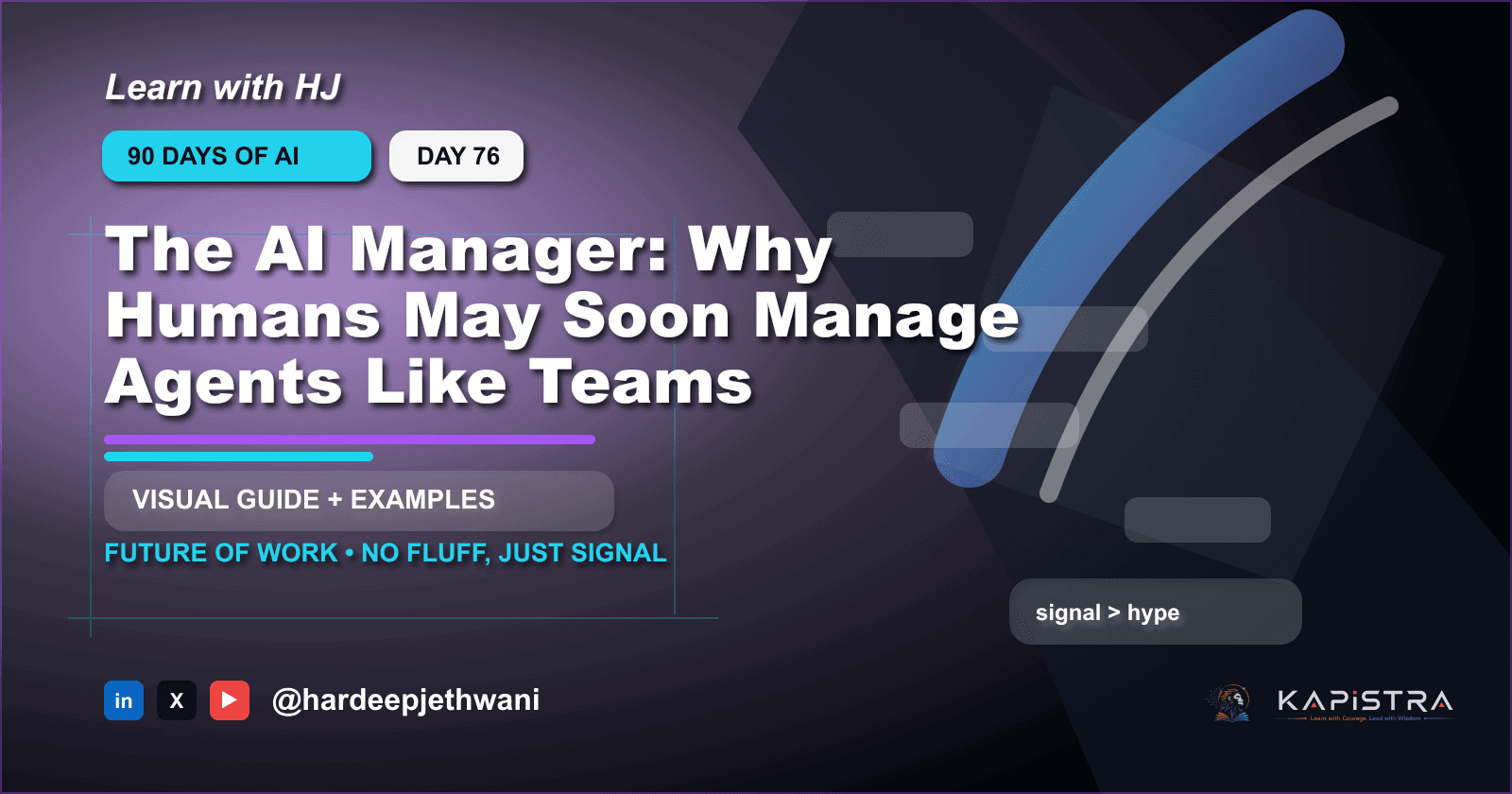 The AI Manager: Why Humans May Soon Manage Agents Like Teams