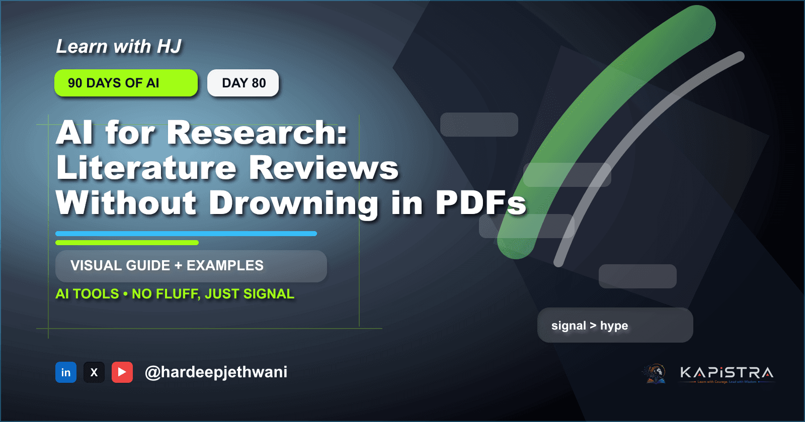 AI for Research: Literature Reviews Without Drowning in PDFs